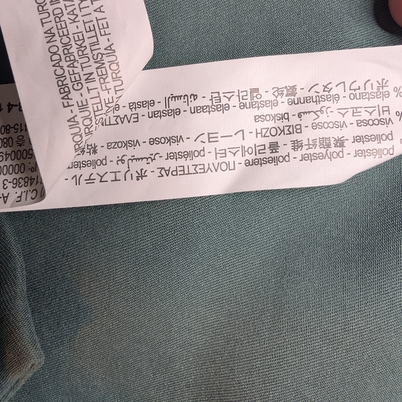 ZARA Teal Straight Leg Trousers - Picture 5 of 5